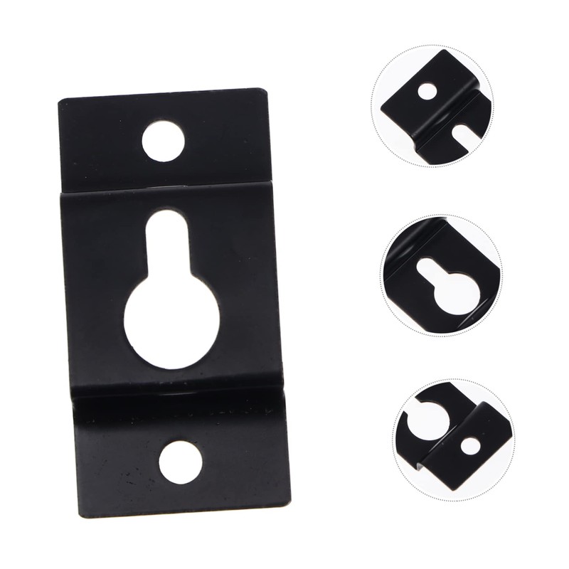 Gadpiparty 20pcs Heavy Duty Iron Keyhole Speaker Hangers Sturdy Wall