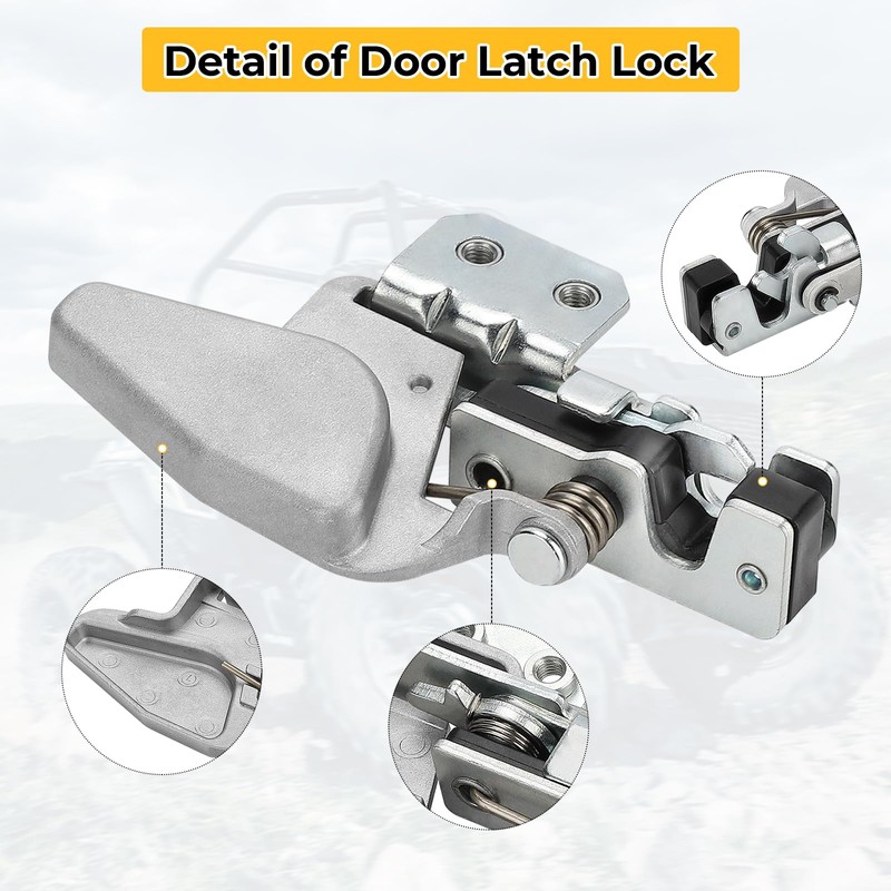 M MATI Left&Right Door Latch Lock for Polaris RZR 1000/900