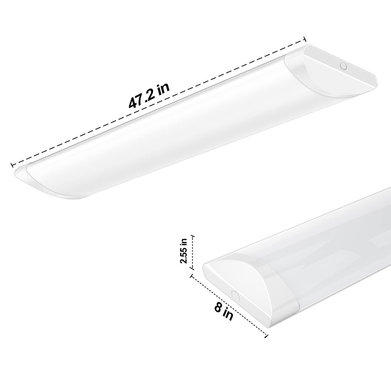 ANTLUX 4FT LED Wraparound Puff Lights, 50W/5500LM, 3 Color Temperature
