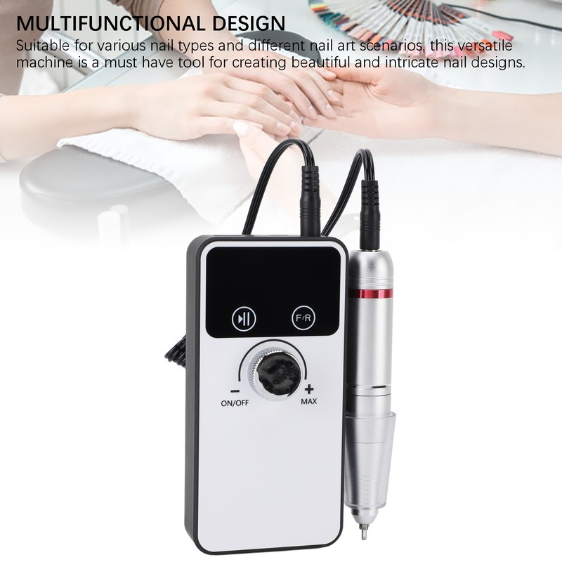 45000RPM Electric Nail Drill Cordless Rechargeable Manicure Pedicure Tools Nail