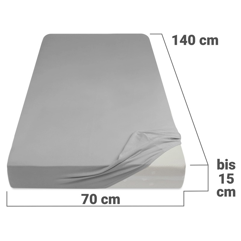 Classic Jersey Fitted Sheet Available In 34 Colours and 6