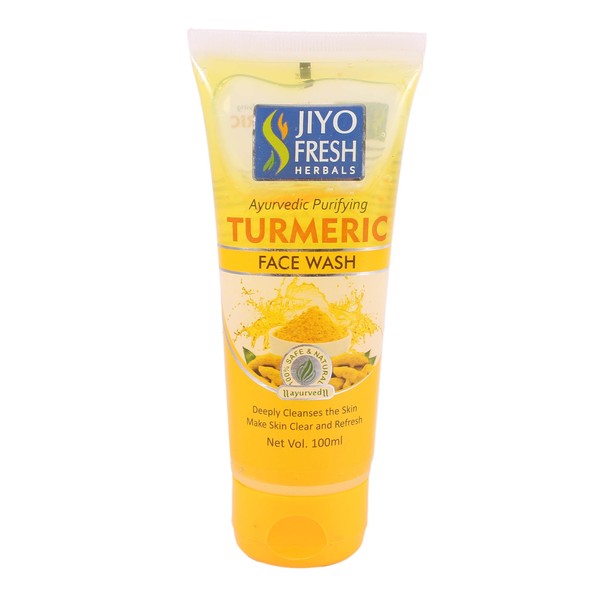 INDIHERBO Jiyo Fresh Herbals Ayurvedic Neem Facewash for Deep Pore