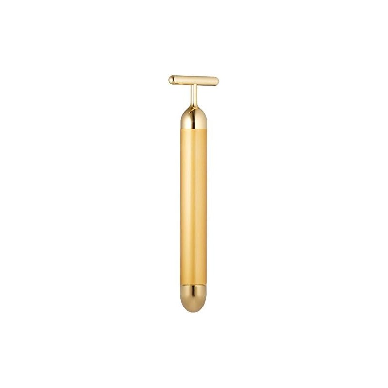 Beauty Bar 24k Golden Pulse Facial Massager, T-Shape Electric Sign