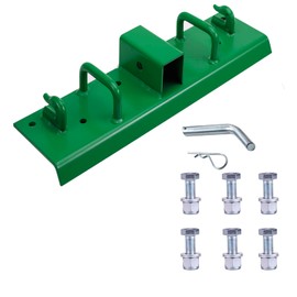 ONECHOI Bolt on Grab Hooks 2' Receiver, G70 Forged Steel Tow/Grab Handles for John Deere Bucket (Standard Duty 1.5' Bolt)