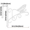 MINGFANITY Fence Hanging Brackets for Plants, Bird Feeders, Lights, No