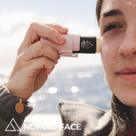 NOMAD FACE 50+ Pen Sun Stick for Extreme Sports SPF50+ Anhydrous Formula [Pink Quartz]