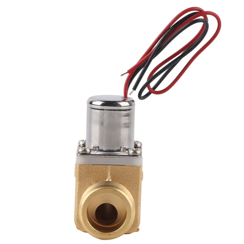 DC 4.5V 1/2" Water Flow Pulse Electromagnetic Valve Brass Solenoid