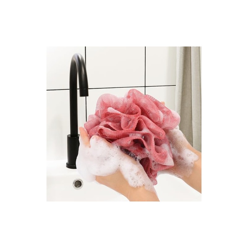 Tbestmax Esponja Baño Gruesa Material Desenreda Rasga