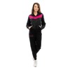 Givova Visa Tracksuit, Man, Multicolor (Nero/Fuchsia), S