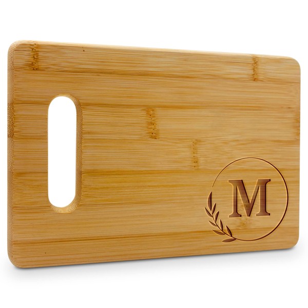 Personalized Cutting Boards - Small Monogrammed Engraved Cutting Board (M)
