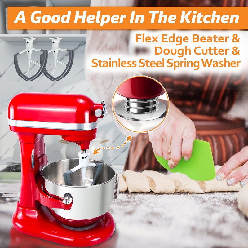 Flex Edge Beater For KitchenAid 4.5-5 Qt Tilt-Head Stand Mixer