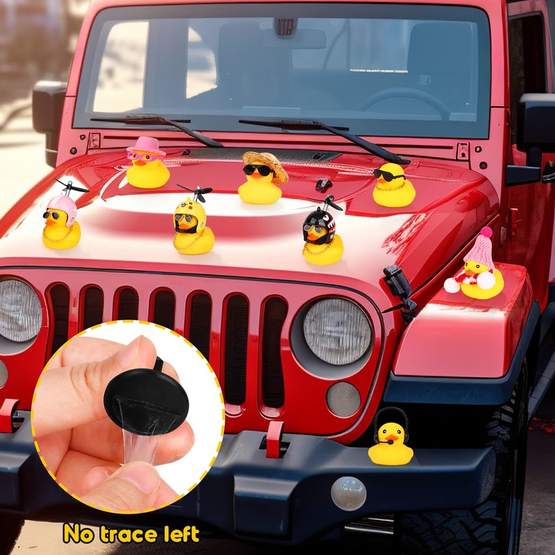 12 Packs Rubber Duck Holder Compatible with Jeep Duck Mount