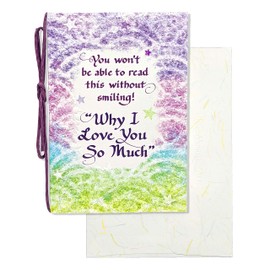 Blue Mountain Arts Love Card—Romantic Card, Anniversary Card, Thinking of You Card, or Just Because Card (You won’t be able to read this without smiling! “Why I Love You So Much”)