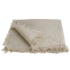 POSHNPRETTY 12 PCS Linen Sheet with Fringed Edge - 15.5"
