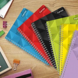 Cuaderno Profesional Ferrini 6pk Doble Aro Unicolor 120h Color CUADRO CHICO                                                                           
