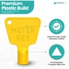 Trimming Shop 2 x Plastic Utility Meter Box Key –