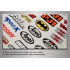 Kungfu Graphics Racing Sponsor Logo Micro Decal Sheet, White