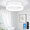 VOLISUN 13 inch Small Ceiling Fans with Lights and Remote,
