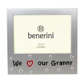 benerini We Love Our Granny ' - Photo Picture Frame Gift - 5 x 3.5
