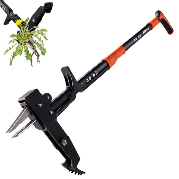 MORAIS MORAIS Weed Puller Tool, 46" Stand Up Weed Puller