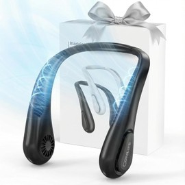 COMLIFE Portable Bladeless Neck Fan - Rechargeable Cooling Device