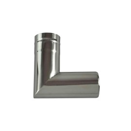 Winnerwell 90 Degree Pipe Section 2.1 Inch | for Small Size Winnerwell Tent Stoves with 2.1 Inch Diameter Chimney Pipes