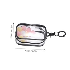 Totority Lockable Storage Box 2 Sets Blind Bag for Mini Figures Display Case Showcase Display Box Keychain Model