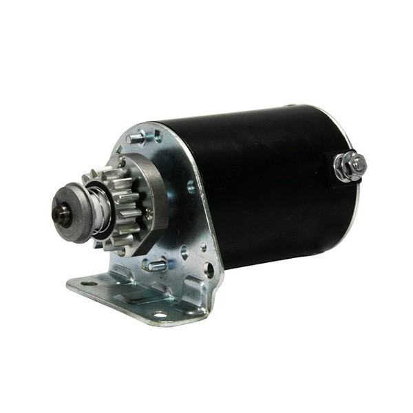 Starter Motor Compatible with Cub Cadet 14.5 16 16.5 17 17.5 18 18.5 HP John Deere New Holland Toro 14 Tooth Steel Gear 593934 693551 LG693551 BS693551 SE501848 New Starter Replacement