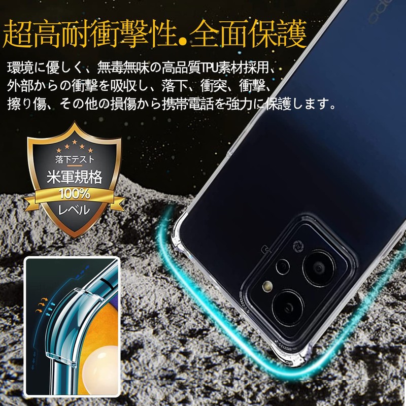 Protective Case For Oppo Reno 7 A (OPG04), Thermoplastic Polyurethane,