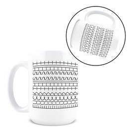 AuraFusion Tassen – 15 oz Keramikbecher mit versteckter Botschaft, Mikrowellengeeignet, Lustiges Geschenk für Frauen und Männer