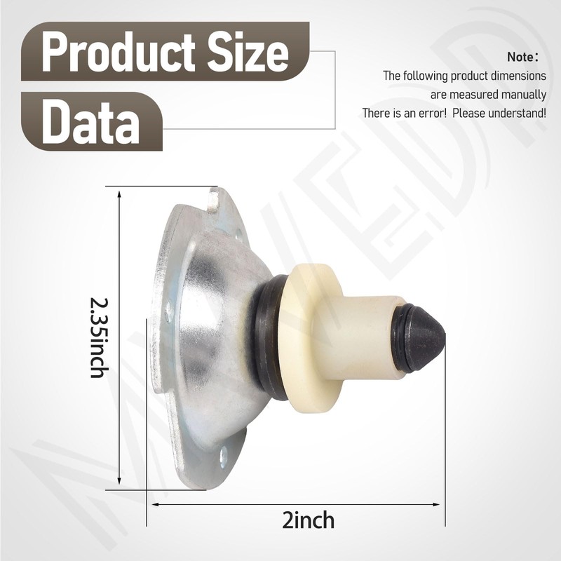 WE3M33 Dryer Shaft and Bracket Assembly Compatible With GE, Kenmore,