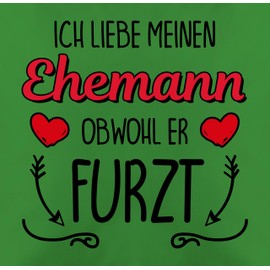 Cushion 50 x 50 cm – Valentine's Day Partner Ideas – I Love My Husband Although He Farts – 50 x 50 cm – Green – Gifts for Your Loved Man Anniversary Gift for Him Wales Day Marriage with Filling