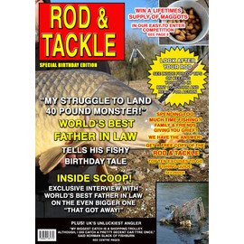 Fishing 'Father in Law' Birthday Card Magazine Spoof