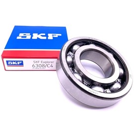 SKF 6308 C4 DEEP Groove Ball Bearing, Open Type, NO Seals 40X90X23 MM