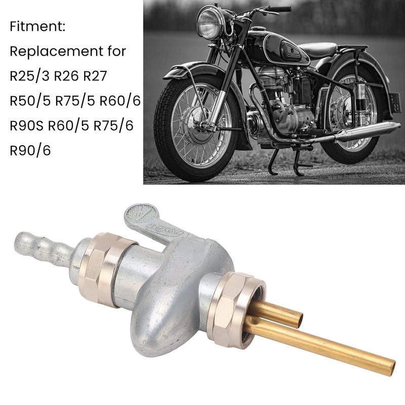Motorcycle Fuel Valve Petcock Control Switch Metal Replacement for R25/3