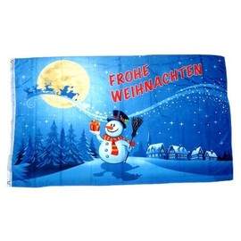 Flag Merry Christmas Moon 90 x 150 cm
