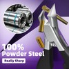 SZQHT Professional Stainless Steel Toenail & Nail Clippers with Safety