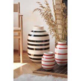 KAHLER Kohler OMAGGIO Vase omazio Flower Base (Small) Black H: 12.5 cm