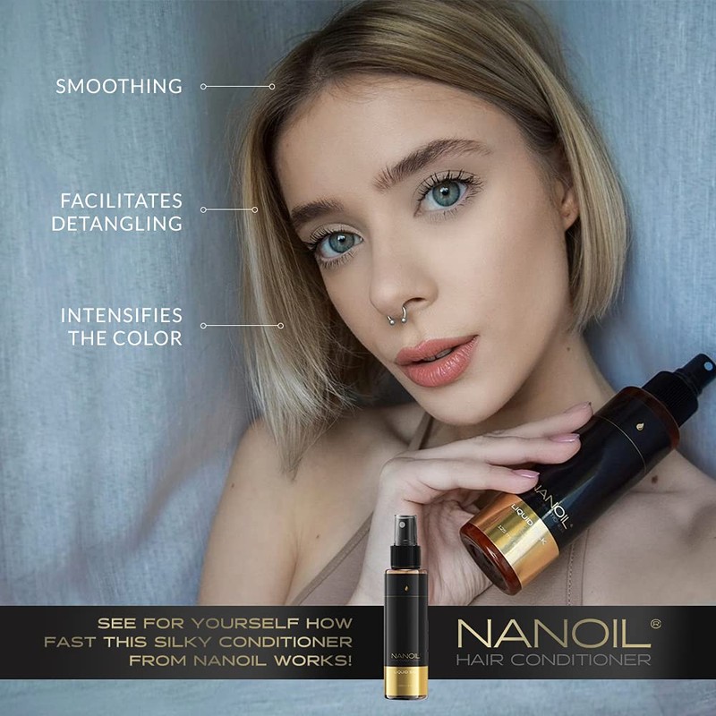Nanoil Liquid Silk Hair Conditioner - Two Phase Hair Conditioner
