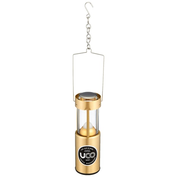 UCO 24350 Candle Lantern, Brass, 6.5 x 2.0 inches (16.5 x 5 cm), Genuine Japanese Product