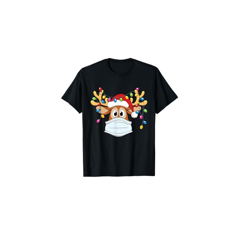 Christmas Reindeer Funny Xmas Men Women T-Shirt