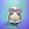 MEGA Articulating Floppy Ear Bunny 3D Printed Colorful:_Pink with White