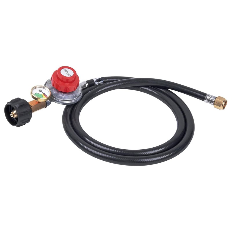 LUIXINFQIZZ 6FT Propane Regulator Adjustable, High Pressure Propane Regulator Hose
