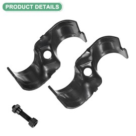 M METERXITY 2-Pack Structural Pipe Connector, Cross Grid Pipe Clamps Steel Pipe Connector for OD 1.1" or 28MM Pipe, Conduit Connectors with Screws