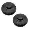 2 PCS Floor Lamp Inline Foot Switch, Round Foot Pedal
