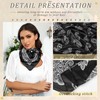 WELROG 90 x 90 cm Women's Large Square Headscarf -