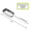 BERYLER 1PCS 1-1/2tbsp (22.5ml) Single Measuring Spoon, Individual Stainless Steel