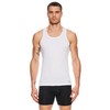 JOE BOXER Mens Tank Tops 4-Pack - Cotton Rib A-Shirts