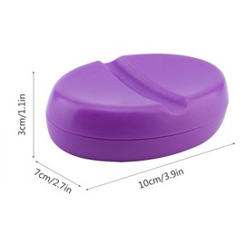 TOPINCN Multi-Function Magnetic Pincushion Pin Sewing Tools Pin Caddy No Storage Box DIY Leather Accessory Multiple Colour(Purple)