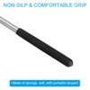 PATIKIL 2pcs 3.3ft Telescopic Handheld Flagpole Tour Guide Flagpole Stainless